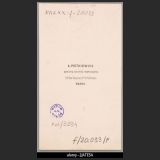 Verso d’un carton-support du photographe Antony (Antoni Pietkiewicz)