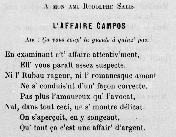 Jules Jouy, Les chansons de l’année, Paris, Bourbier & Lamoureux, 1888