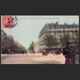 Vue de l’immeuble d’angle du 51 av. de Wagram [1 pl. des Ternes]