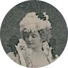 Visage du modèle posant pour une série 'Le Coucher'
