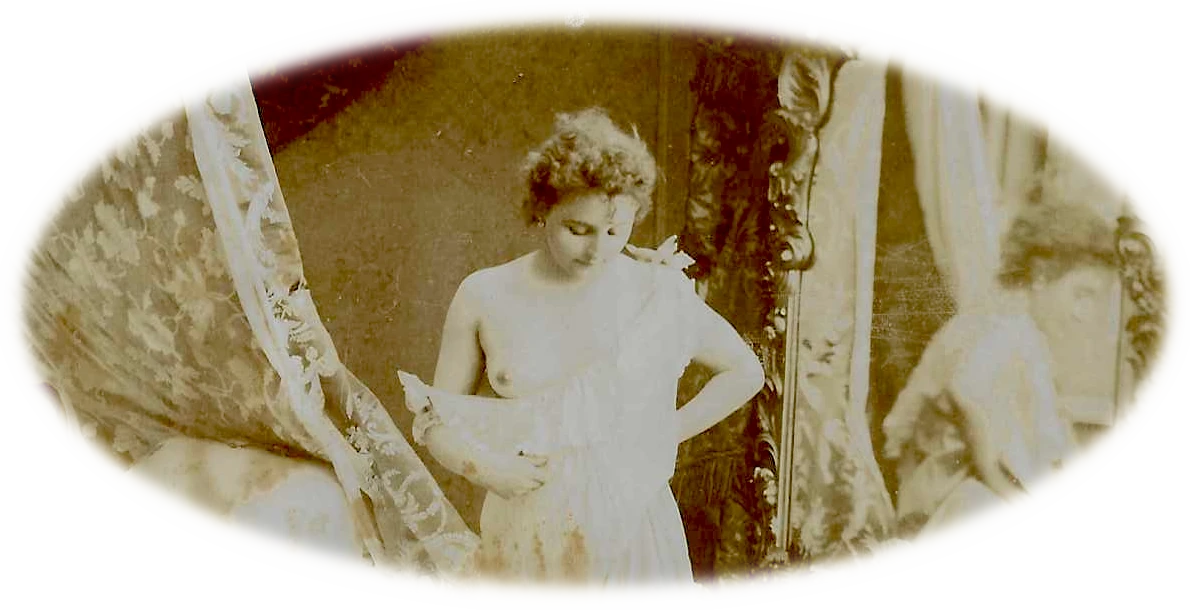 «&nbsp;Le Coucher de la Parisienne&nbsp;» [détail]. Coll. part.